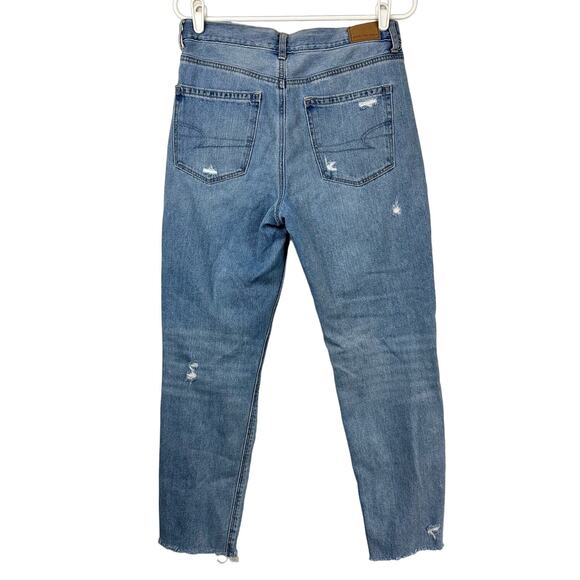 American Eagle Mom Jeans 6 Distressed - Picture 2 of 14